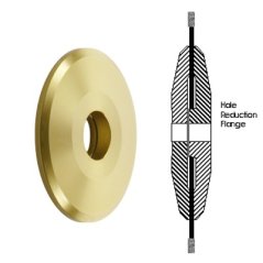 Příruba se stopkou DIACUT 10mm stopka 45mm vn.průměr příruby s pravým závitem