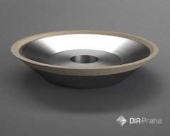 Diamantový kotouč za sucha 12V9 45° D150 X10 W3 H20 D1070110 v pryskyřičné vazbě