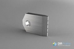 Diamantové orovnávací destičky Typ A3 4HP4 0,8x0,8x4D L=28 (diamanty diagonálně, 28x20x5mm)