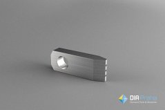 Diamantové orovnávací destičky Typ A2 4HP6 0,6x0,6x4P L=33 (diamanty paralelně, 33x10x5mm)