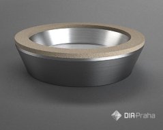 Diamantový kotouč za sucha 11A2 D75 W10 X2 H20 D107 C100 v pryskyřičné vazbě