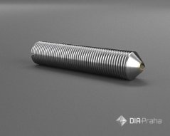 Diamantový orovnávač se závitovou stopkou M6x1 L60