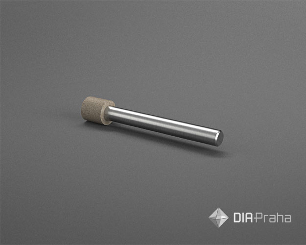 CBN brusné tělísko 1A8W 10x10x3/6x60 B126 C100 v keramické vazbě (ocel. stopka)