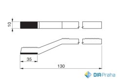 Diamantový ruční lapovací nástroj - zrnitost D76