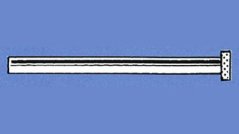 Diamantové brusné tělísko HESON tvarové D-S 127 6,0/3x40